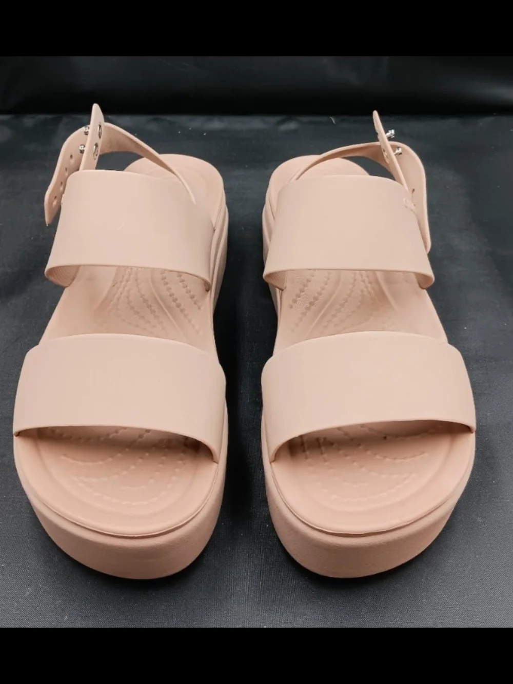 Crocs LiteRide Brooklyn Low Wedge Platform Sandals Size 7